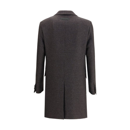 ZEGNA Brown Wool Coat
