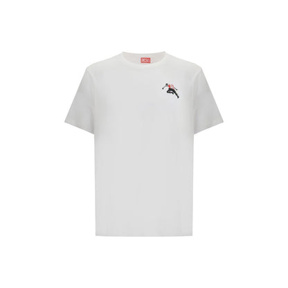 Diesel White Cotton T-Shirt