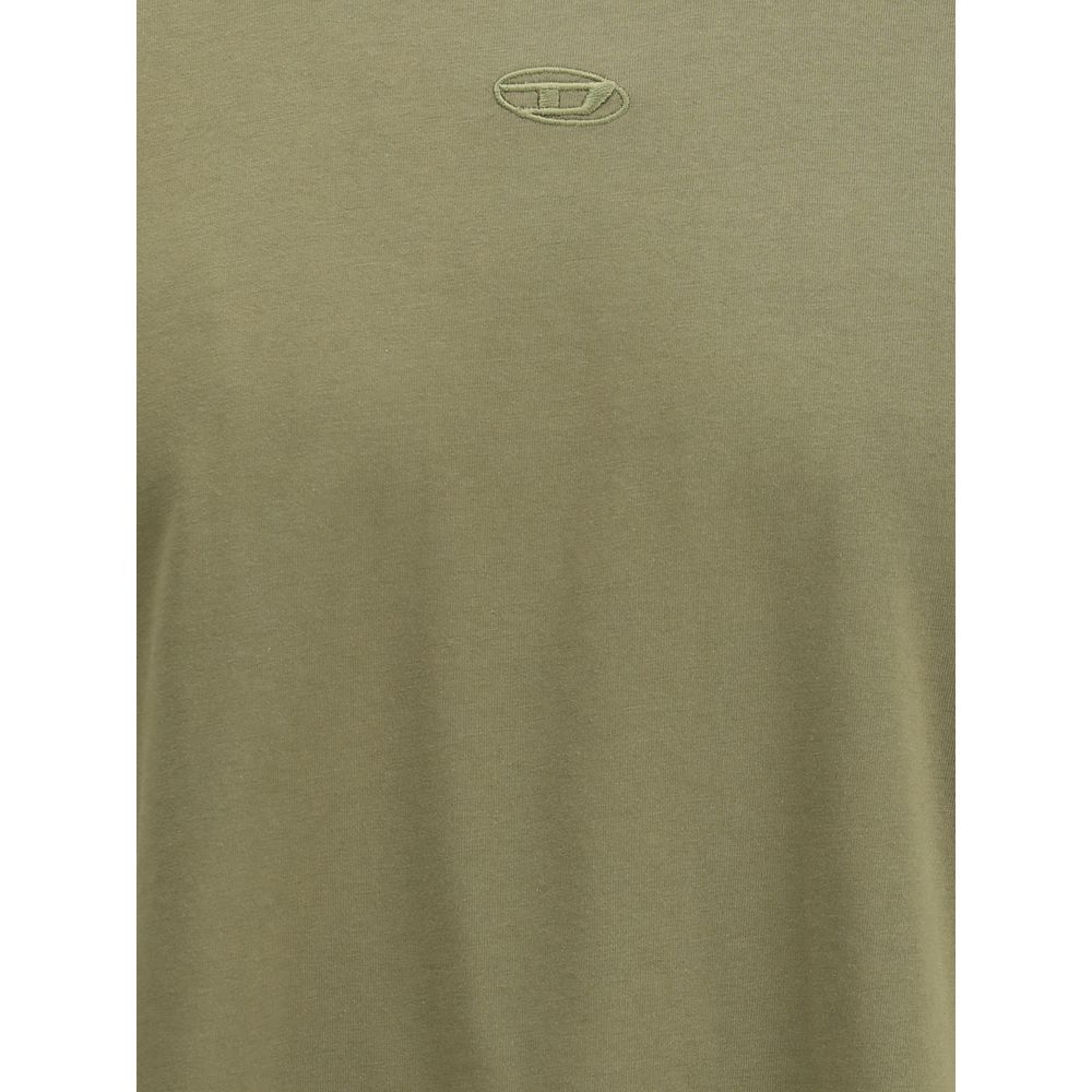 Diesel Green Cotton T-Shirt
