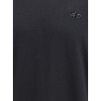 Diesel Black Cotton T-Shirt