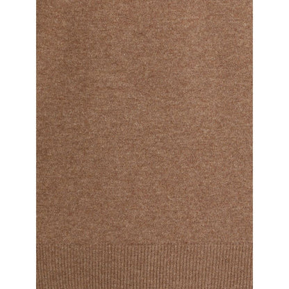 Aragona Cashmere Brown Merino Wool Sweatshirt