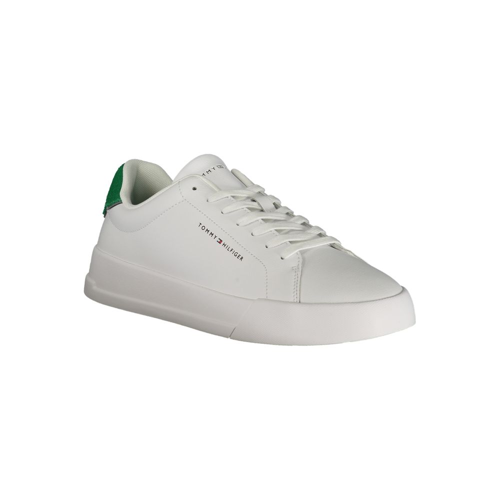 Tommy Hilfiger White Polyester Sneaker