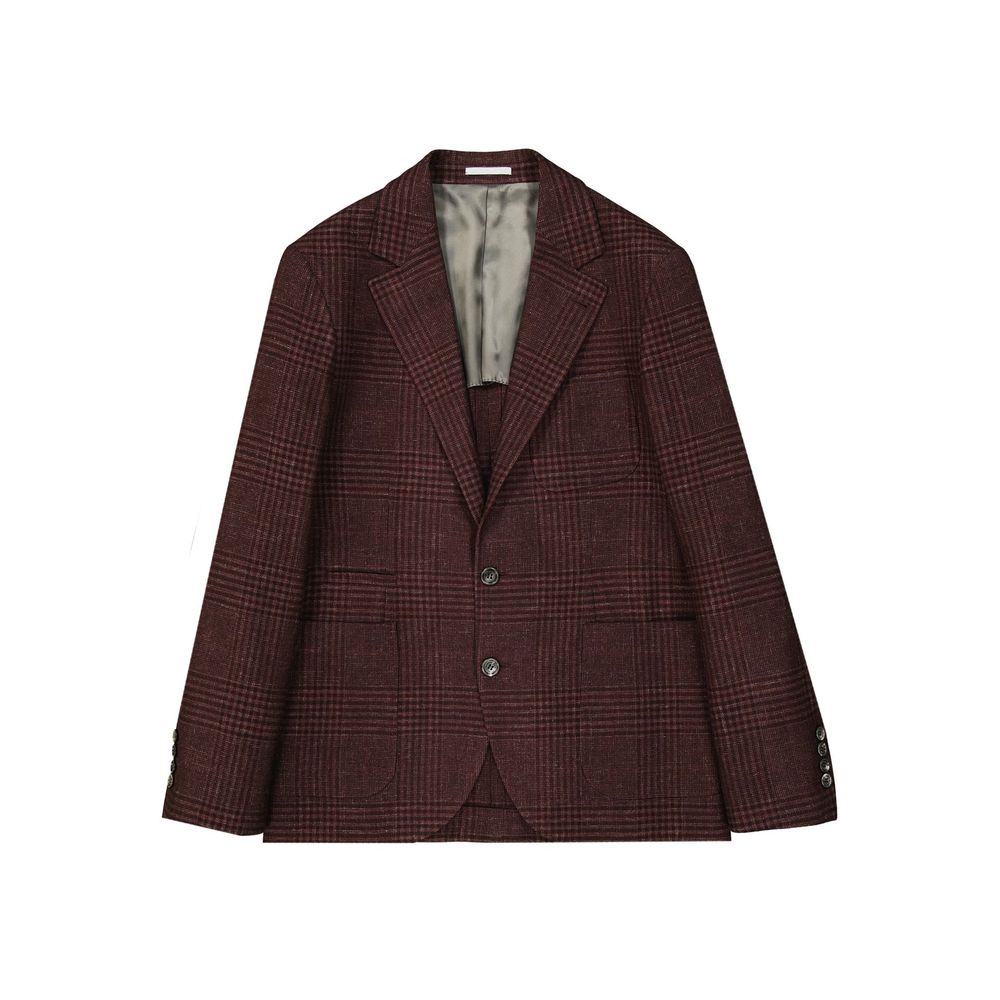 Brunello Cucinelli Red Wool Jackets And Coat