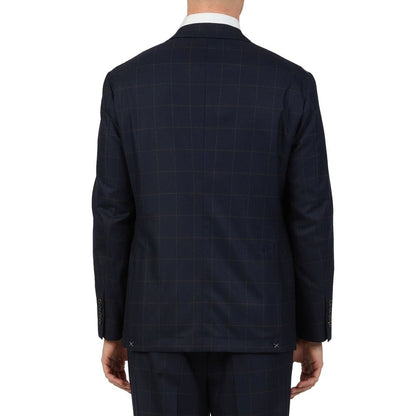 Brunello Cucinelli Blue Wool Two-Piece Suit