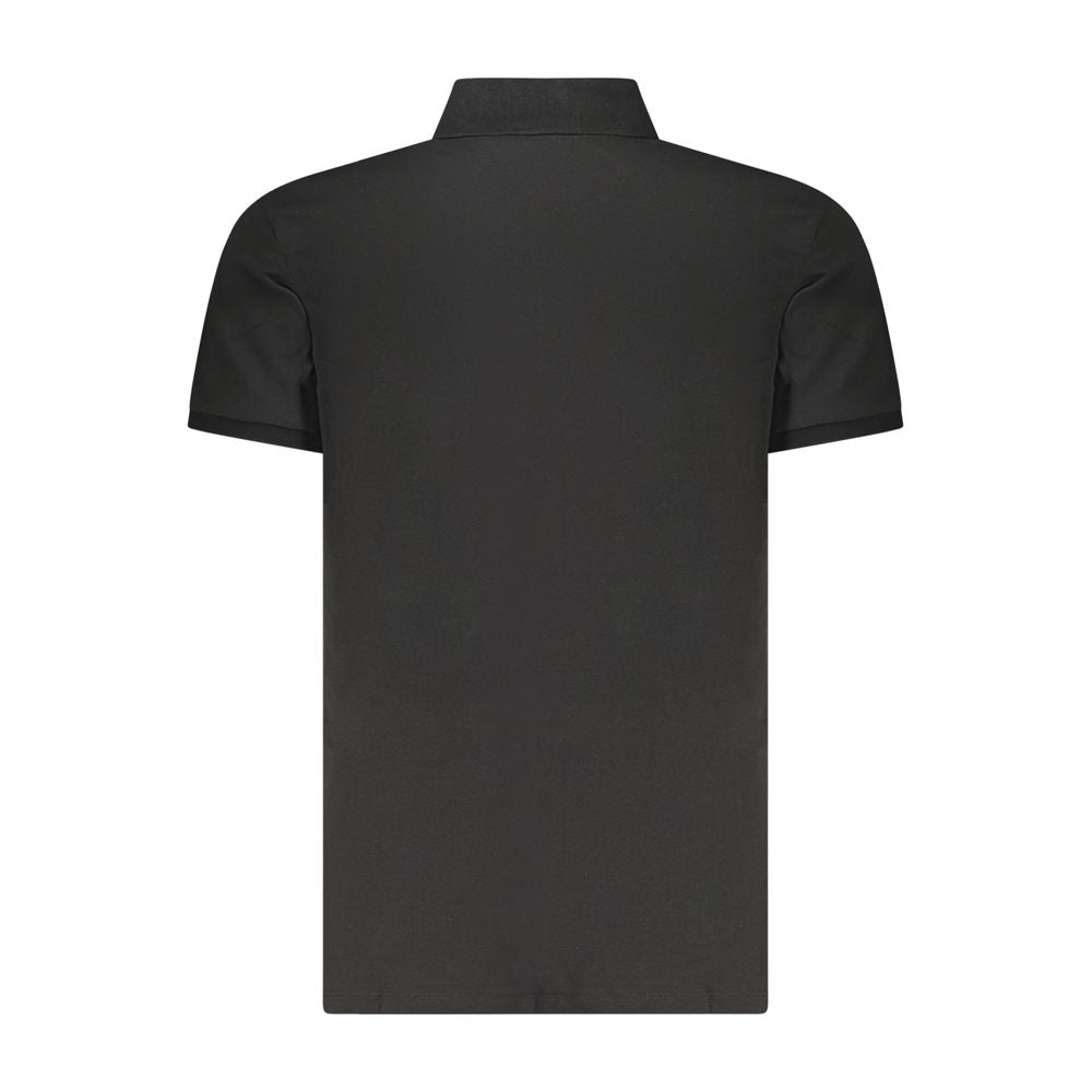 Calvin Klein Black Cotton Polo Shirt