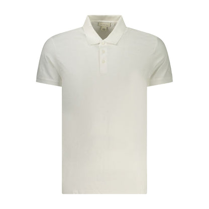 Calvin Klein White Cotton Polo Shirt
