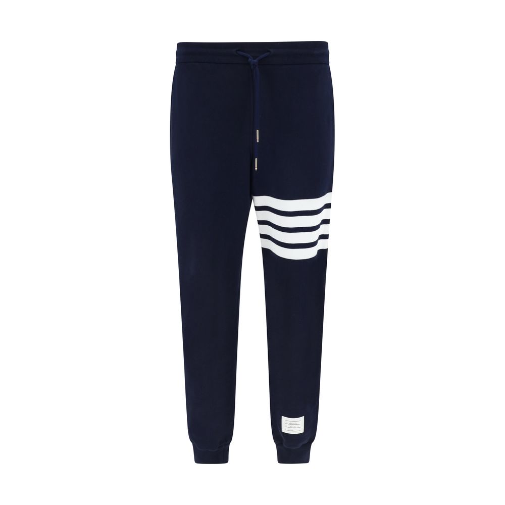 Thom Browne Blue Cotton Casual Jogger