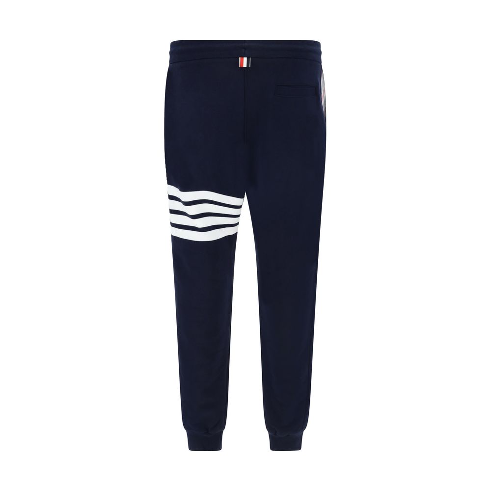 Thom Browne Blue Cotton Casual Jogger
