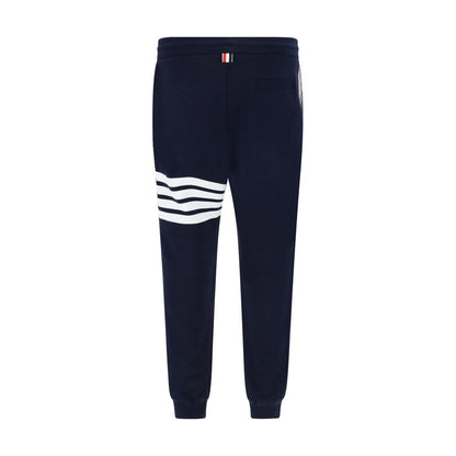 Thom Browne Blue Cotton Casual Jogger