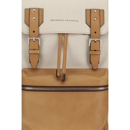 Brunello Cucinelli Multicolor Calf Leather Bos Taurus Shoulder Bag