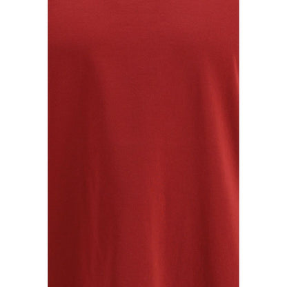 Brunello Cucinelli Red Cotton T-Shirt