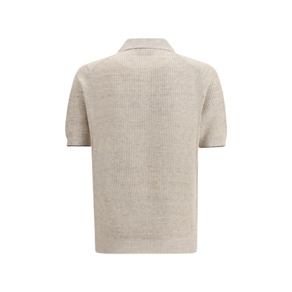 Brunello Cucinelli Beige Cotton Sweatshirt