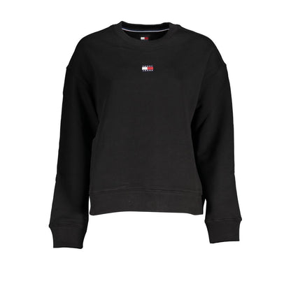 Tommy Hilfiger Black Cotton Men Sweatshirt