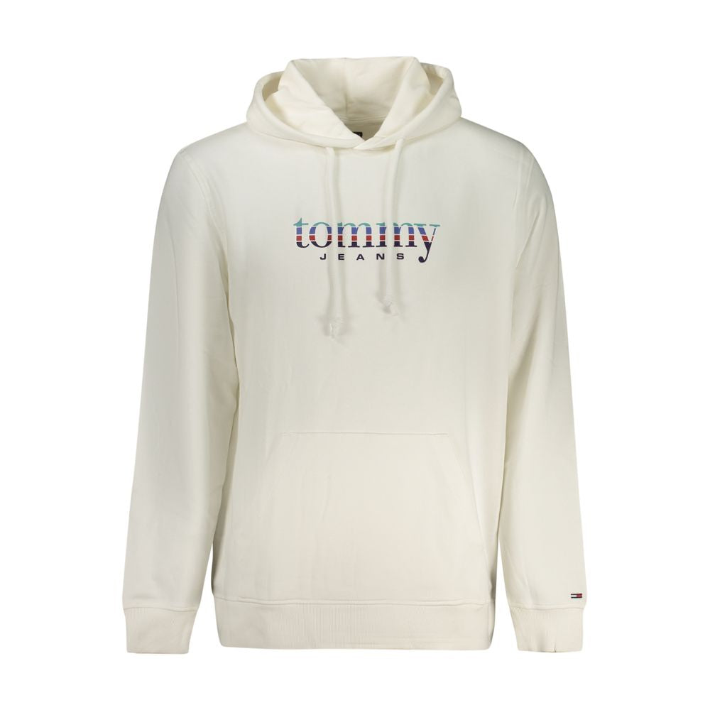 Tommy Hilfiger White Cotton Men's Hooded Sweatshirt