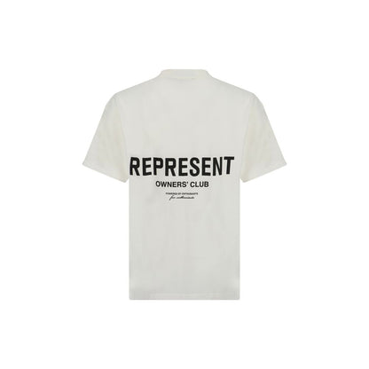 Represent White Cotton T-Shirt