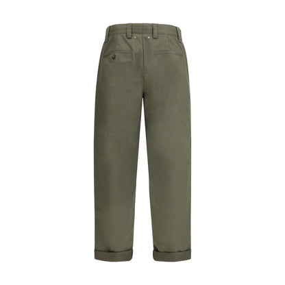 Golden Goose Green Cotton Chino Pants