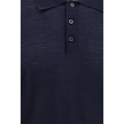 Golden Goose Blue Merino Wool Shirt