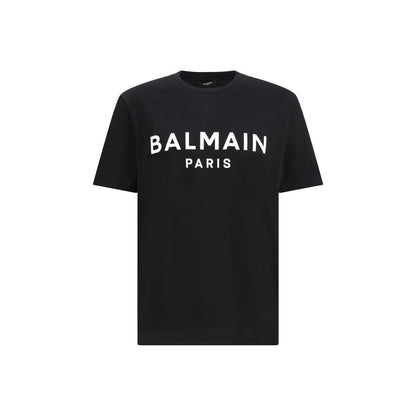 Balmain Black Cotton T-Shirt