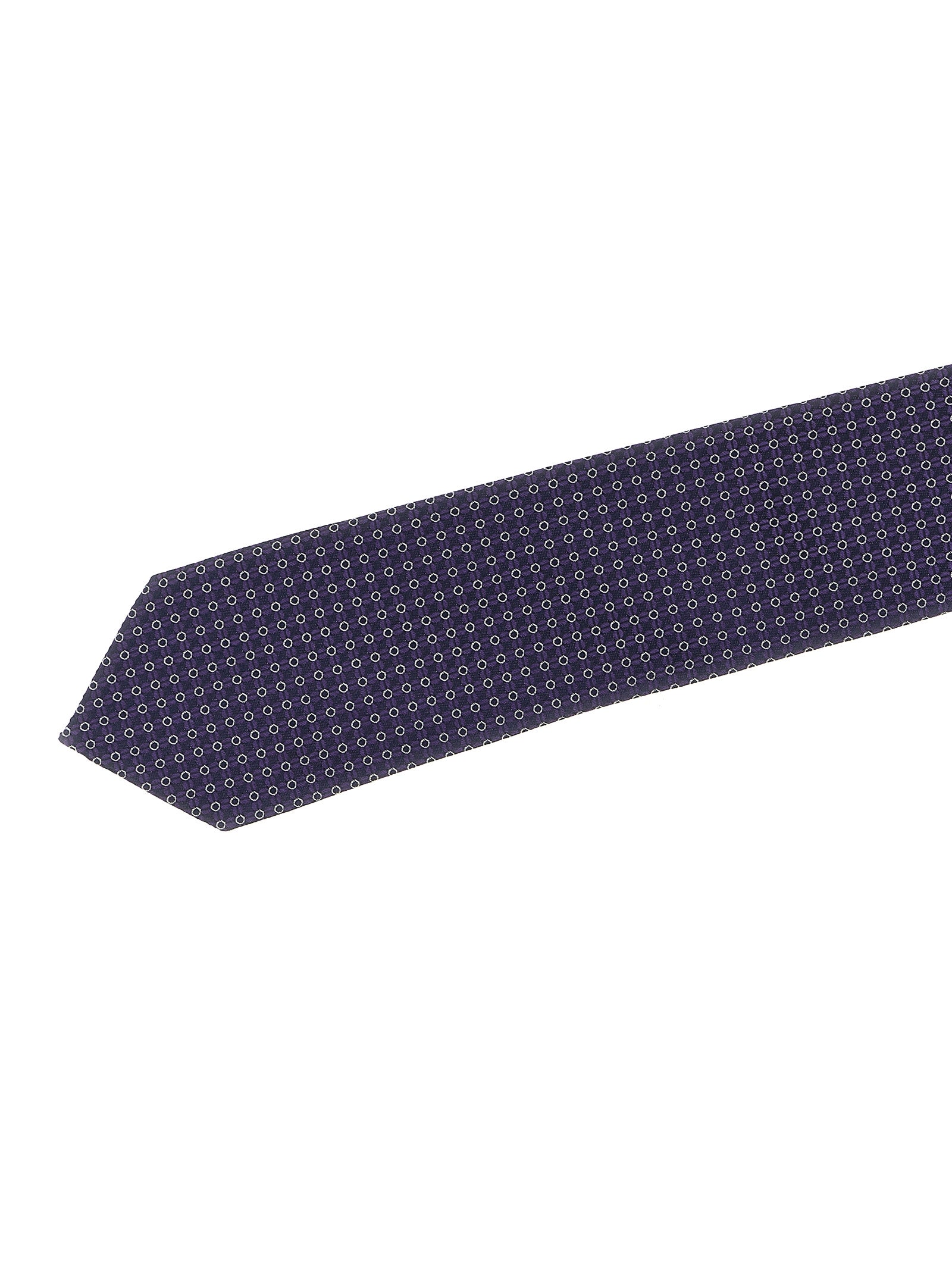 Pal Zileri Patterned Silk Jacquard Tie Blue-thumbmail-3