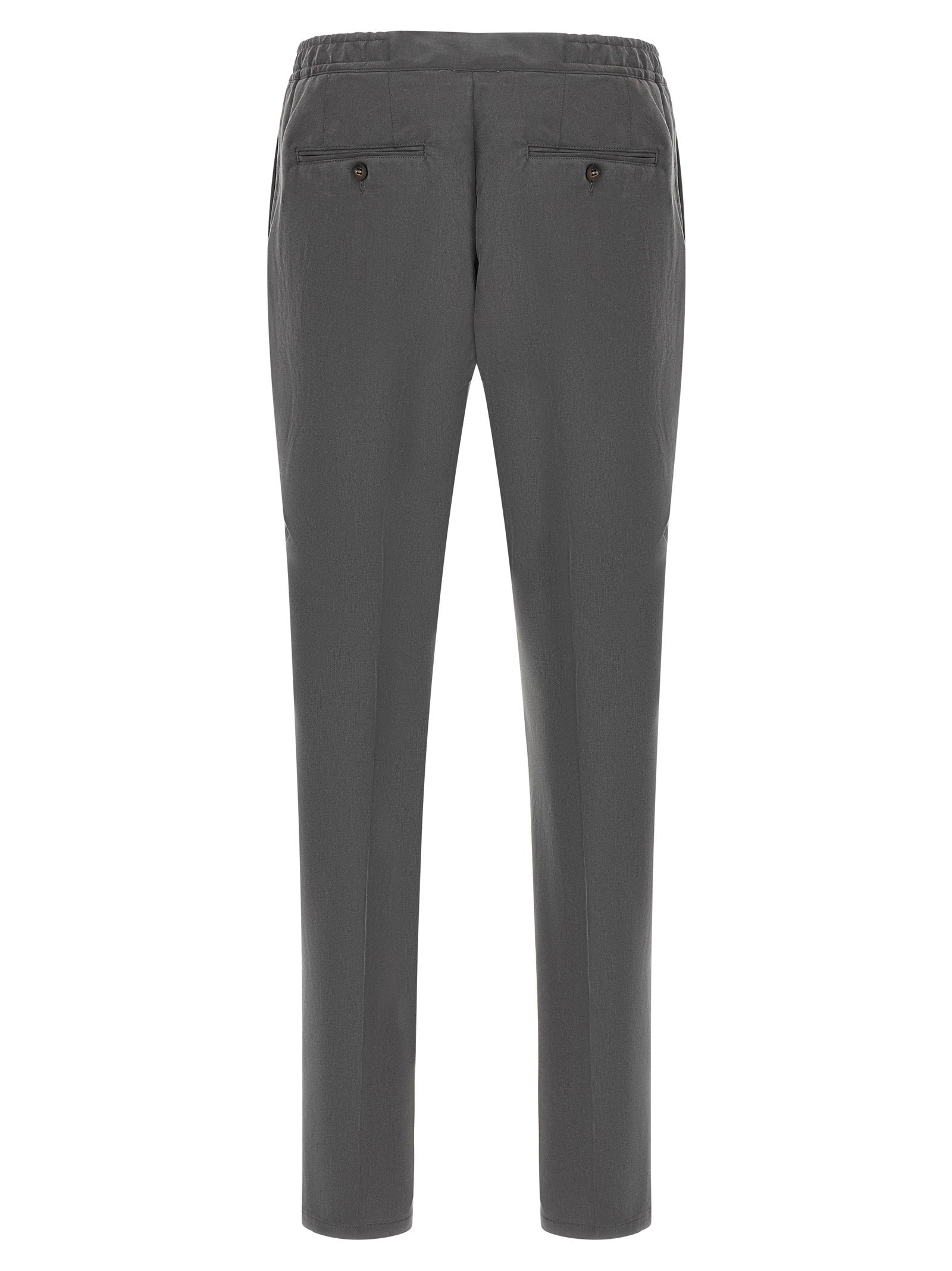 Pal Zileri Effortless grijze pantalon achterzijde