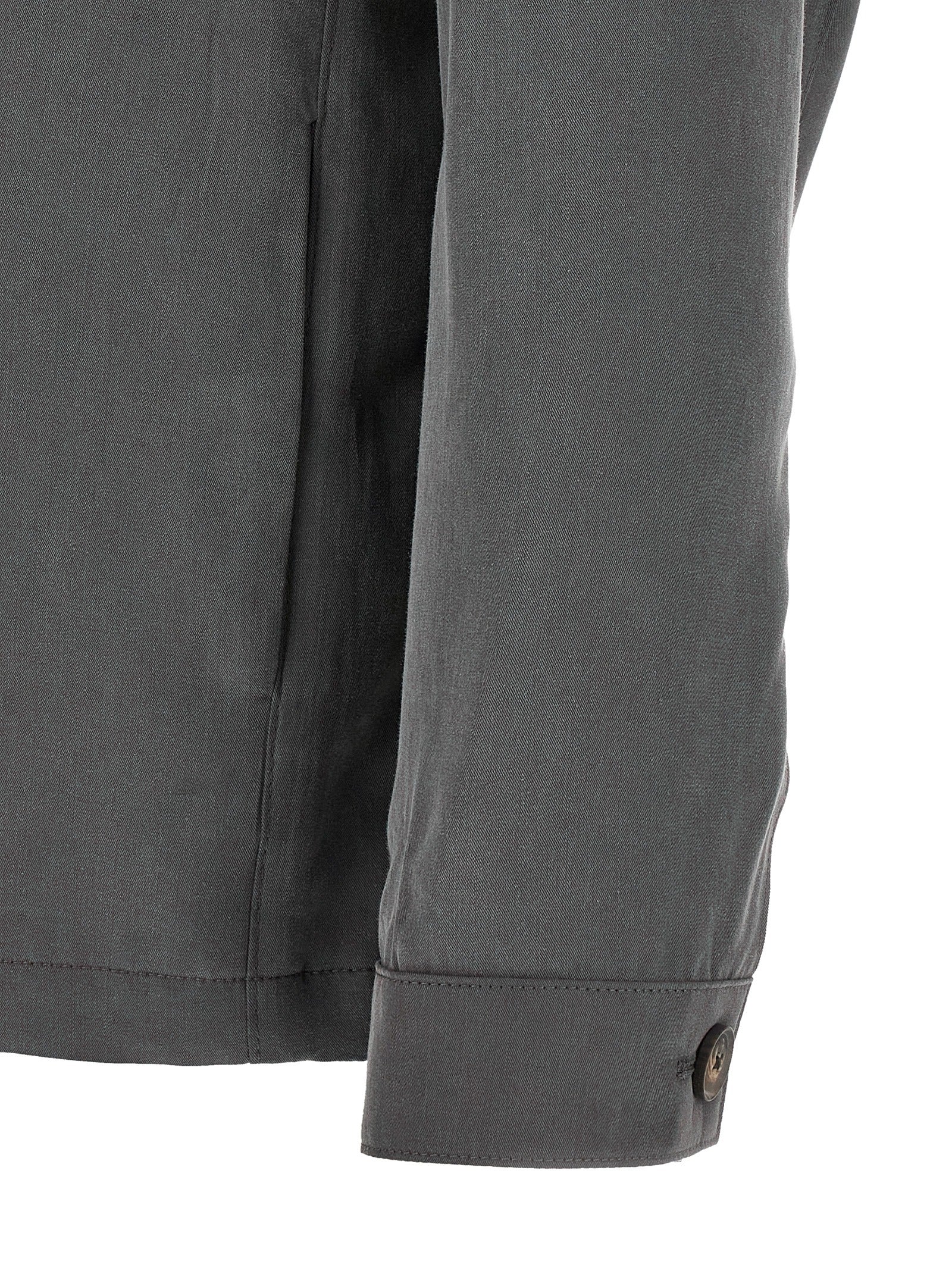 Pal Zileri Effortless Capsule Overshirt Dark Grey-thumbmail-4