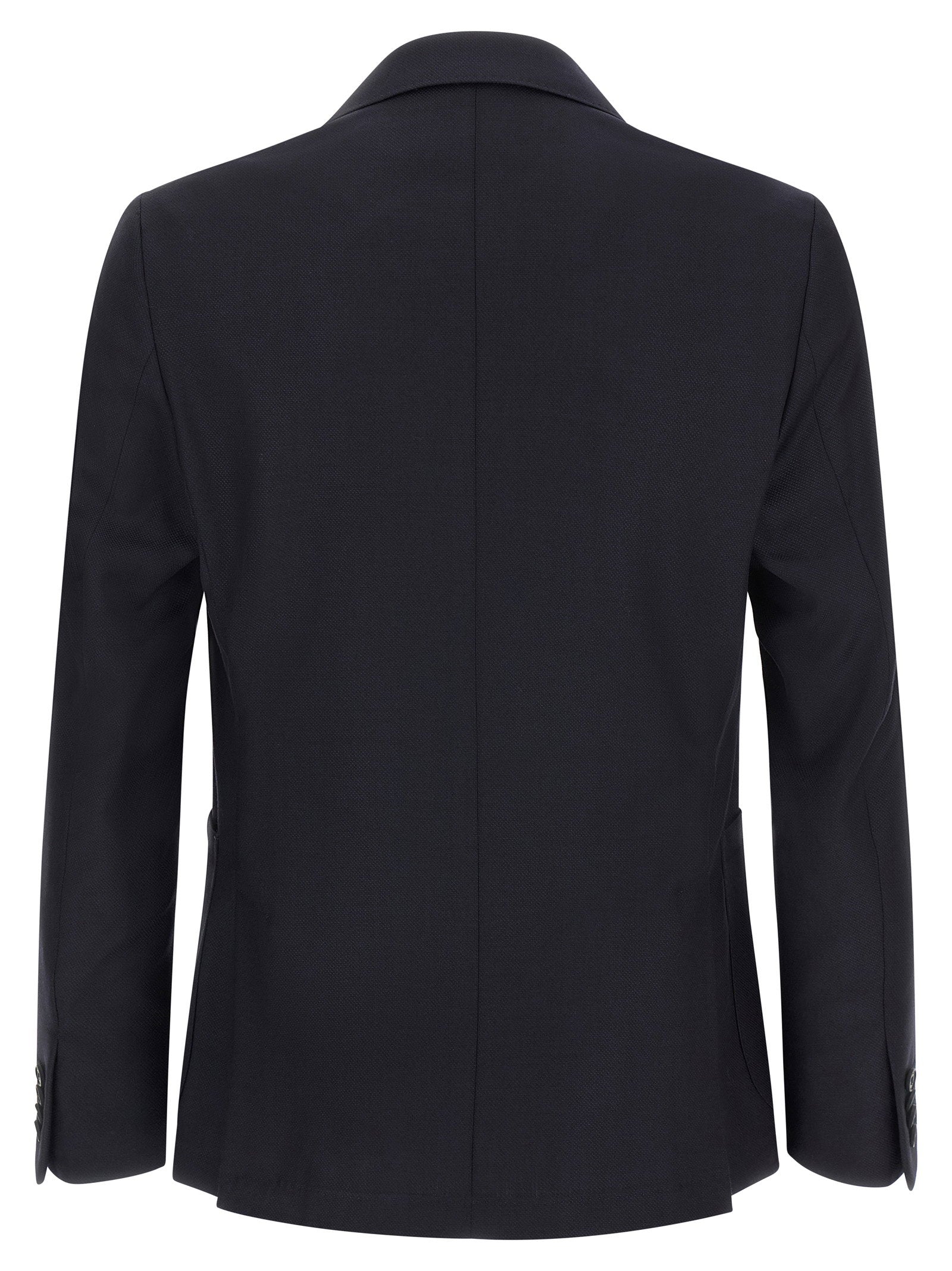Pal Zileri Baron Blazer Navy - achteraanzicht met rugsplit