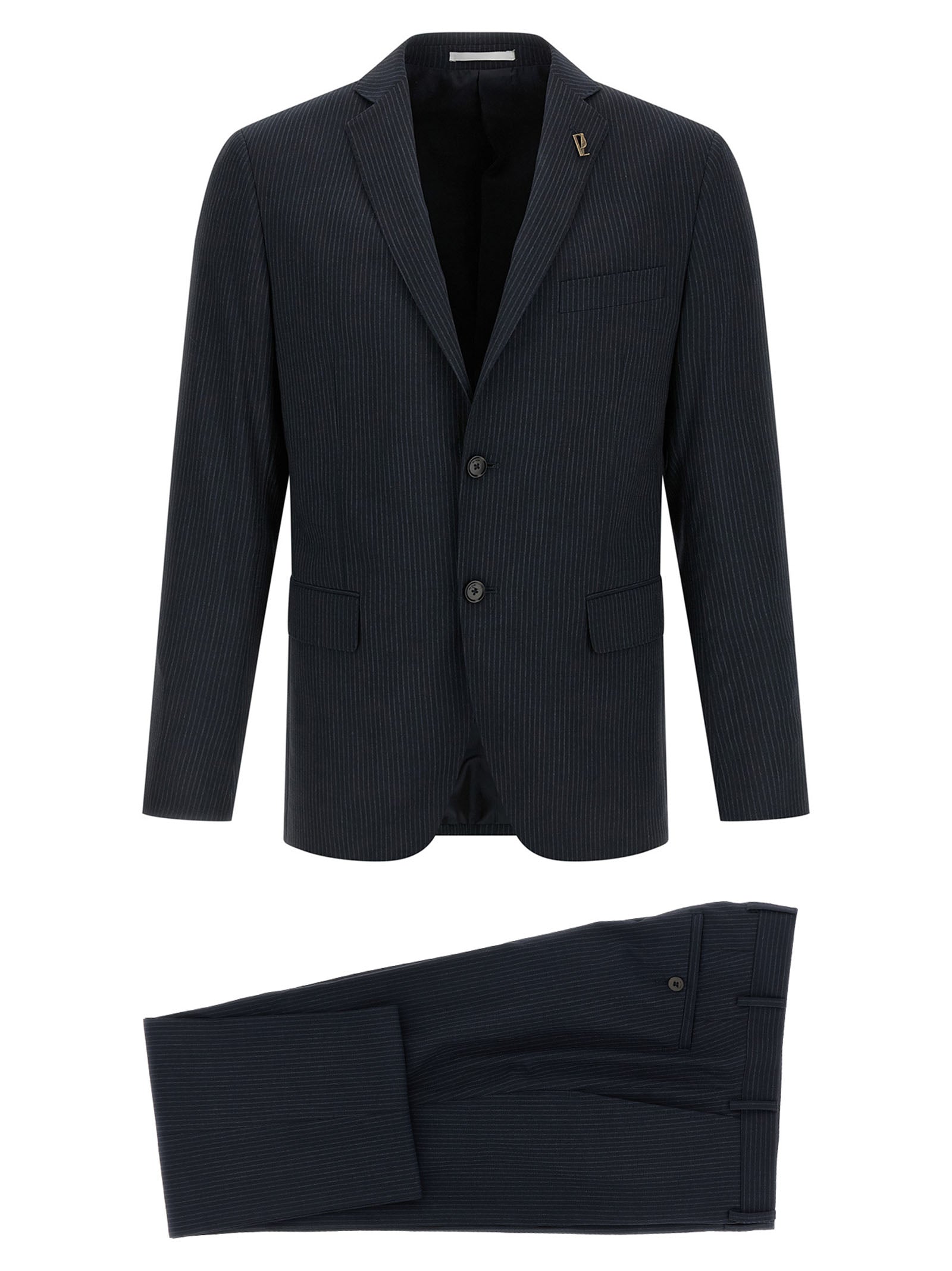 Pal Zileri Lord Kostuum Krijtstreep Blauw Suits Pal Zileri