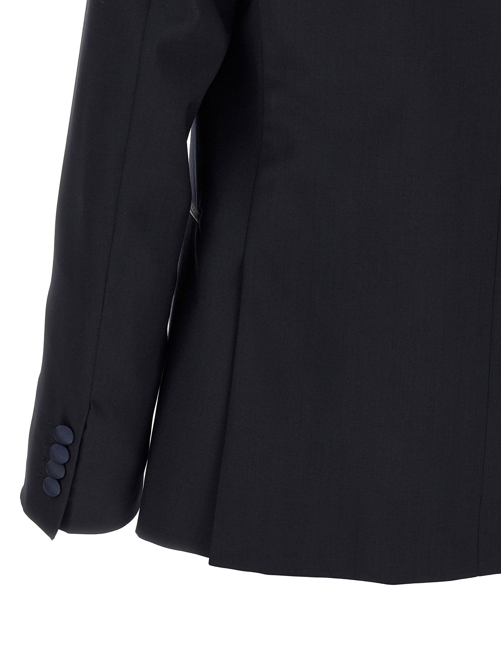Pal Zileri smoking in marineblauw, pantalon vooraanzicht