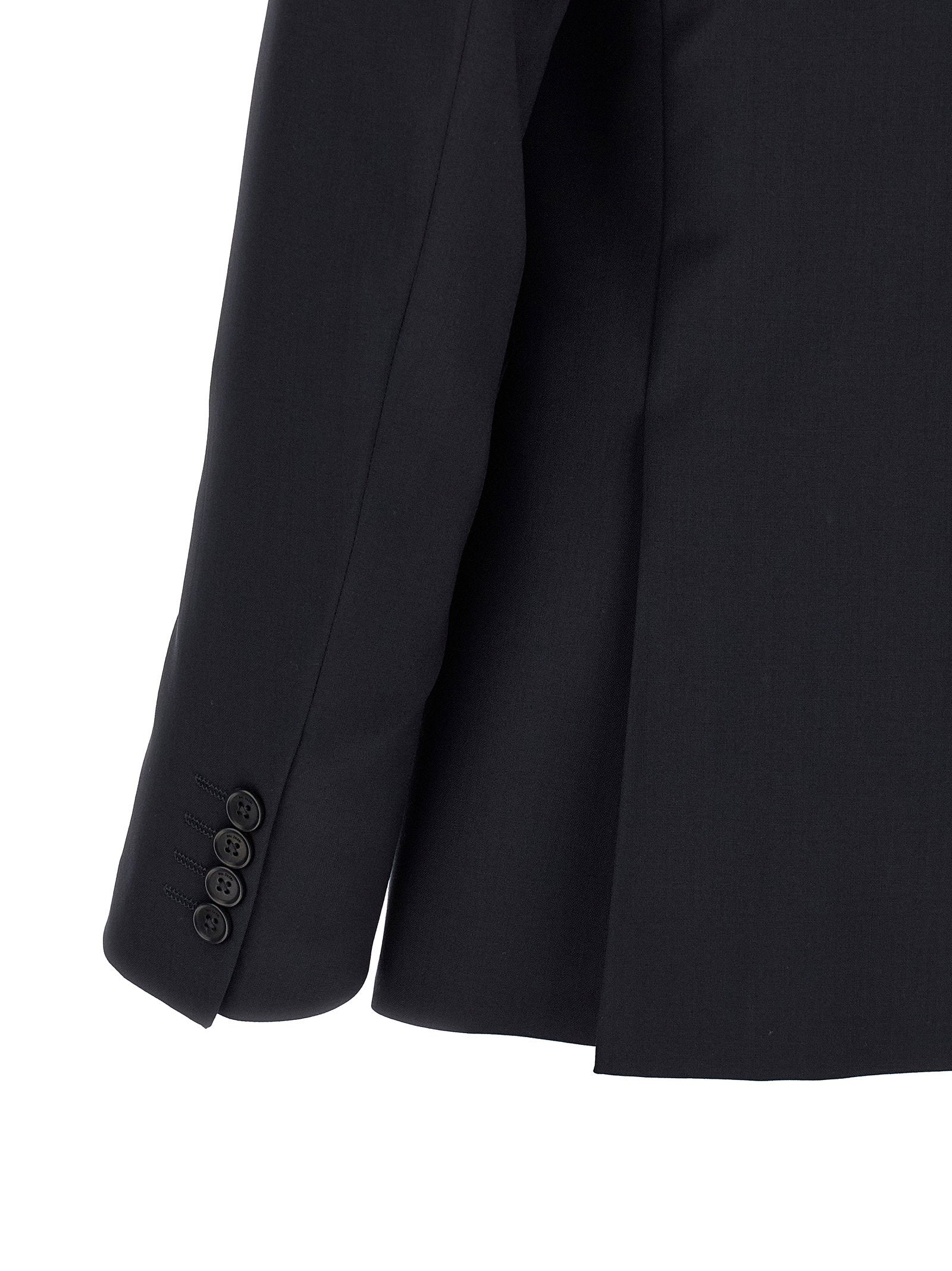 Pal Zileri kostuum in marineblauw, pantalon vooraanzicht