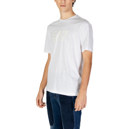 EA7 Visibility Cotton-Jersey Crew-Neck T-Shirt