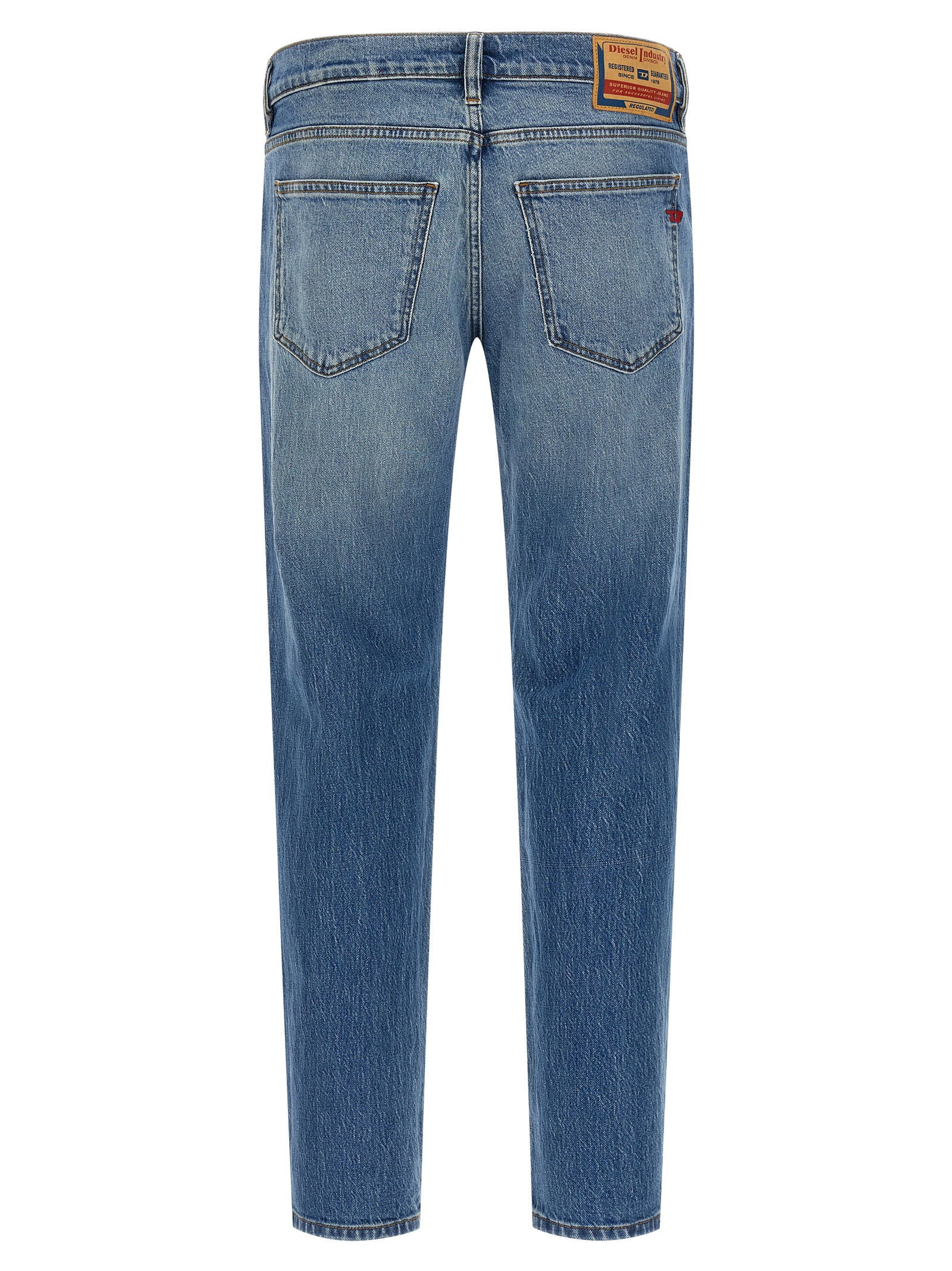 Diesel D-Strukt jeans zwart, zijaanzicht