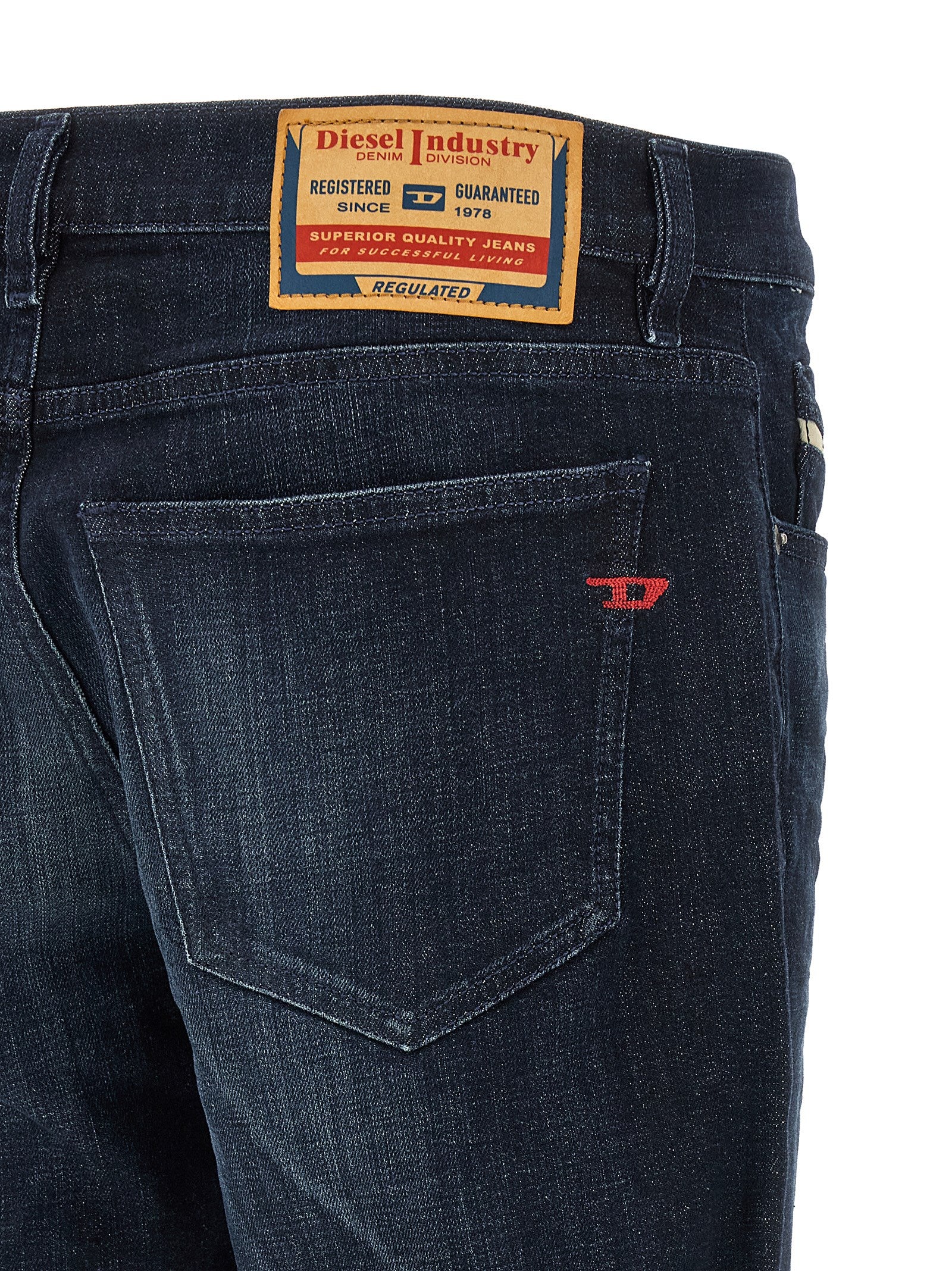 Diesel 2019 D-Strukt Slim Fit Jeans – Dark Wash-4