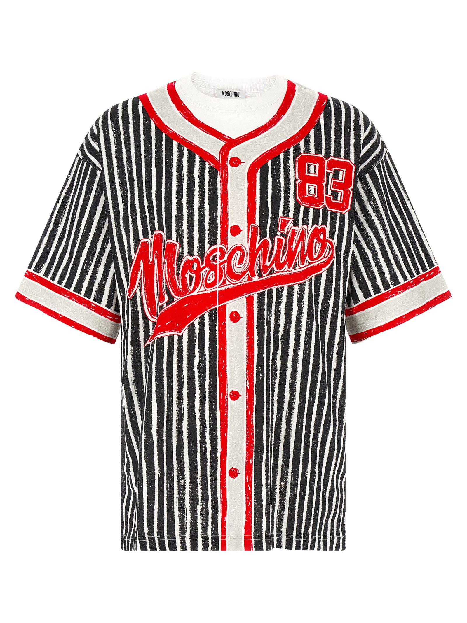 Moschino Trompe-l'œil T-shirt Meerkleurig Topwear Moschino