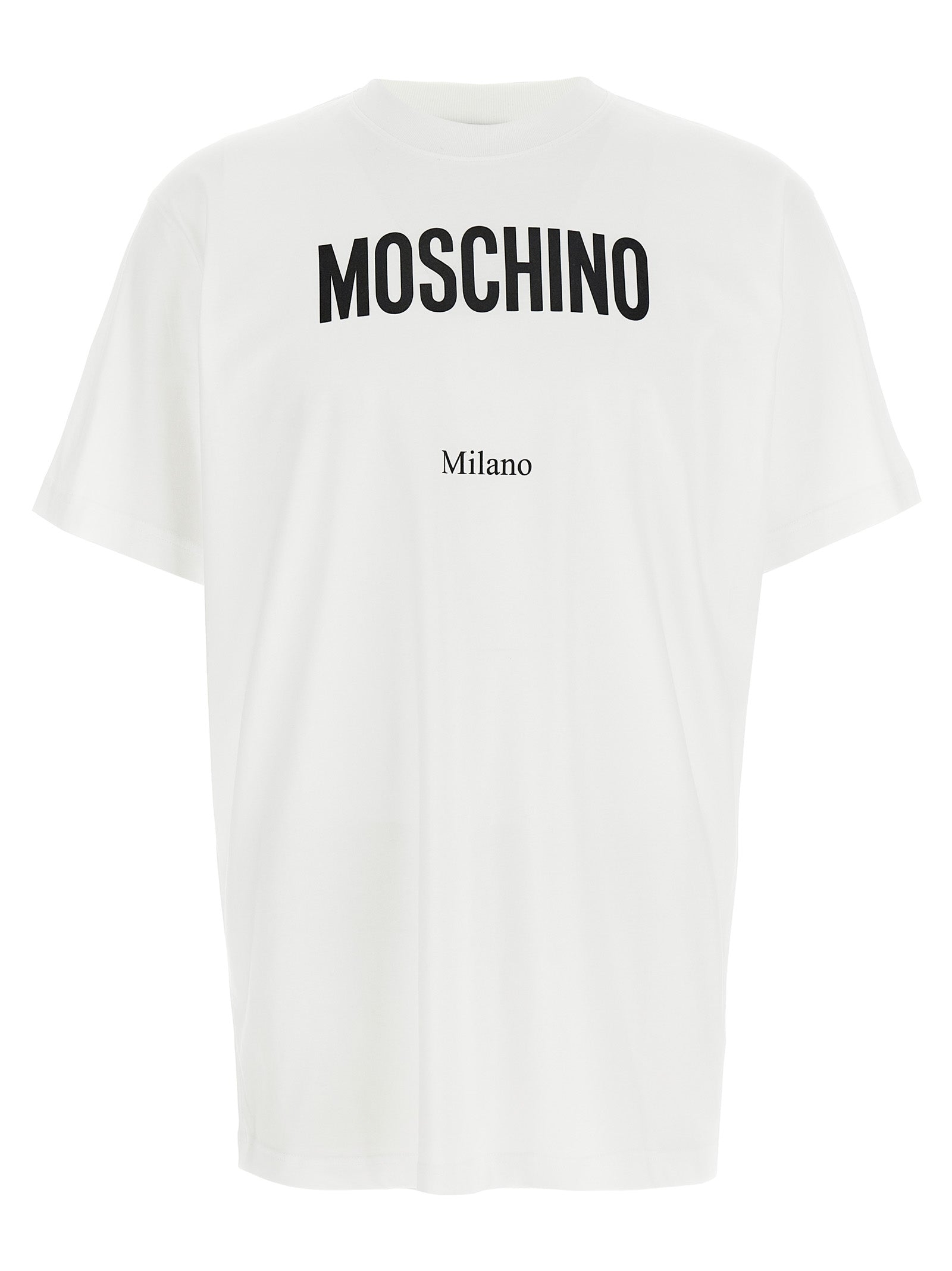 Moschino Logo Print T-shirt White