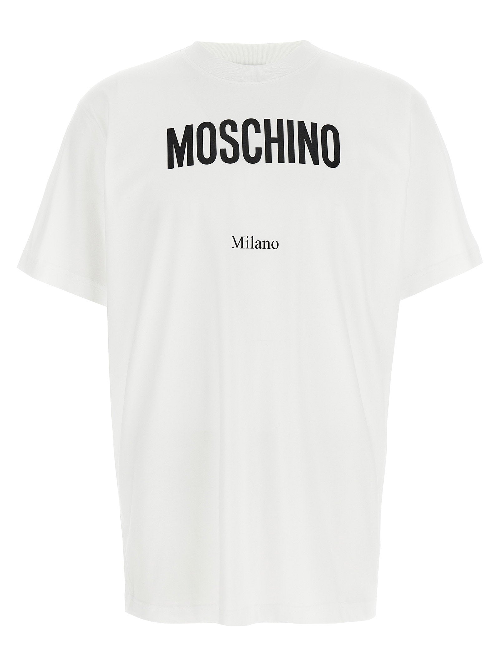 Moschino Logo Print T-shirt White
