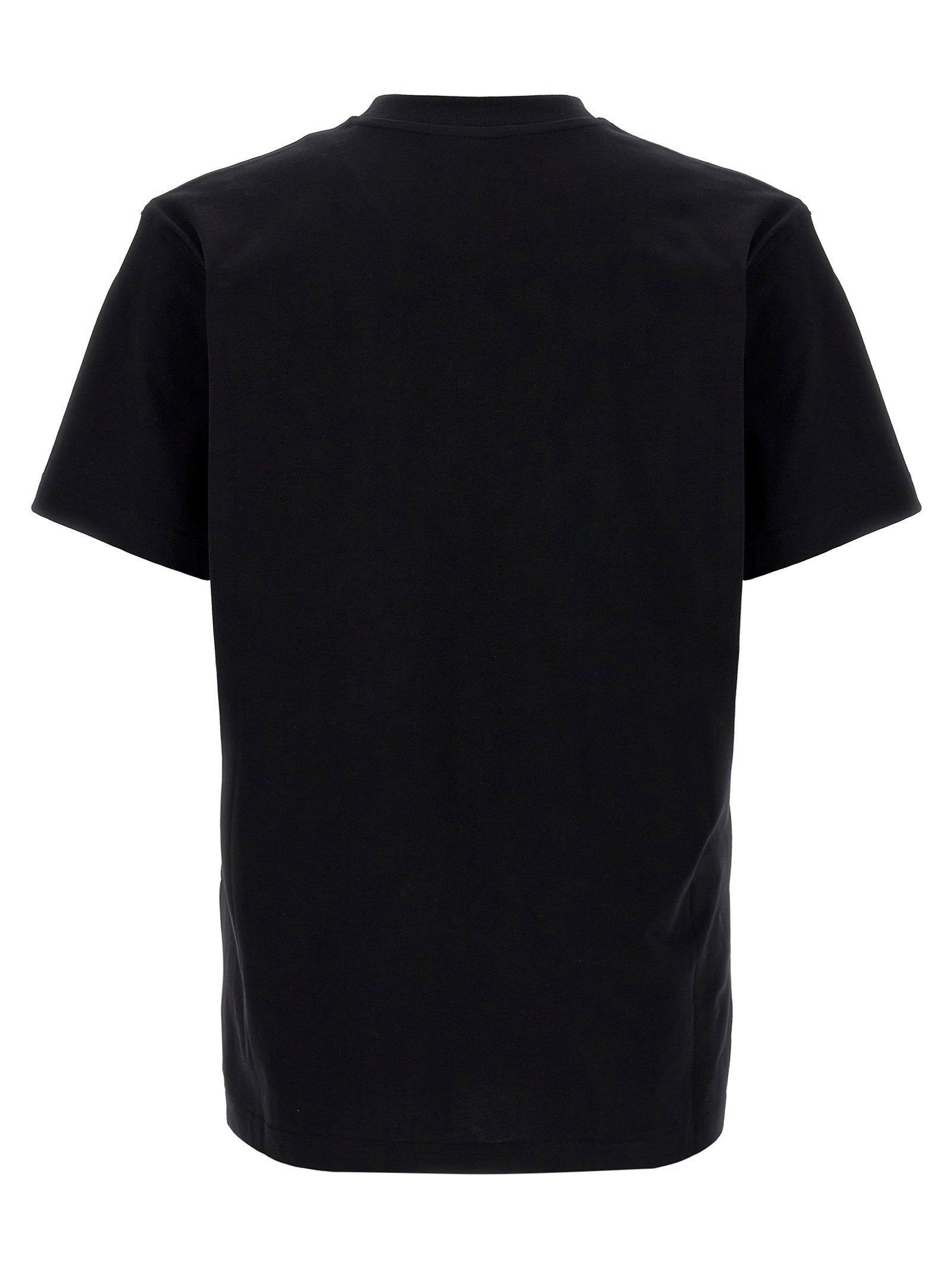 Moschino Couture Logo Print Katoenen T-shirt Wit Topwear Moschino