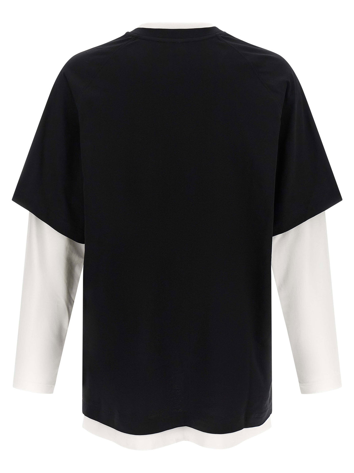 Moschino Double Layer Rebel T-shirt Zwart-thumbmail-2