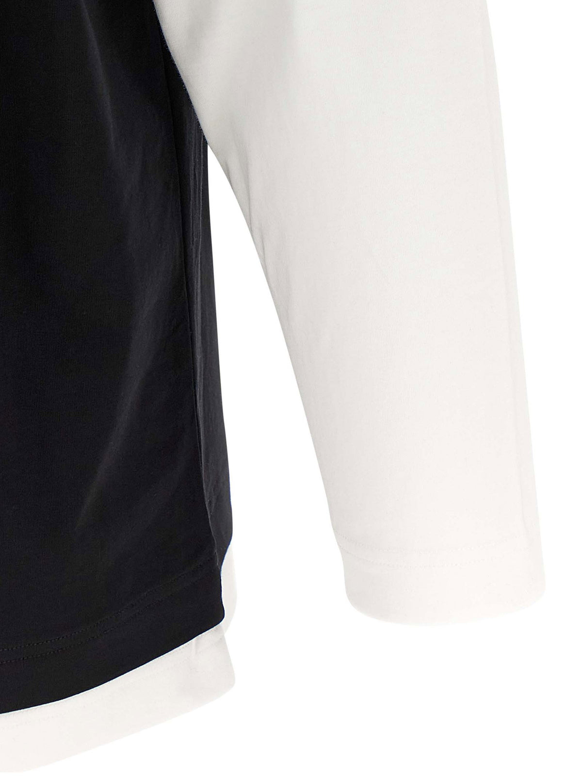 Moschino Double Layer Rebel T-shirt Zwart-thumbmail-4