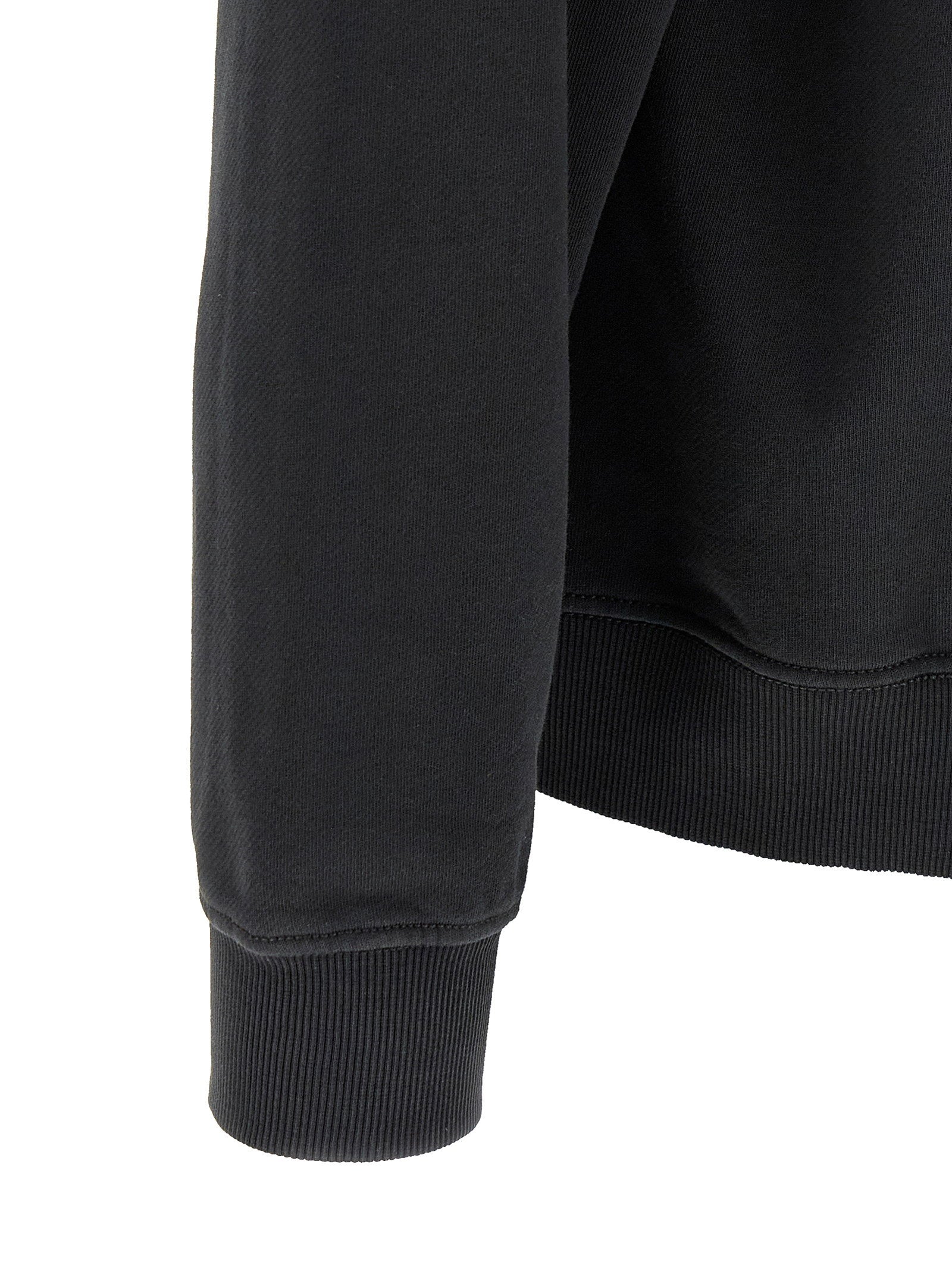 Diesel S-Boxt-N5 sweatshirt detail van stonewash en ribboord