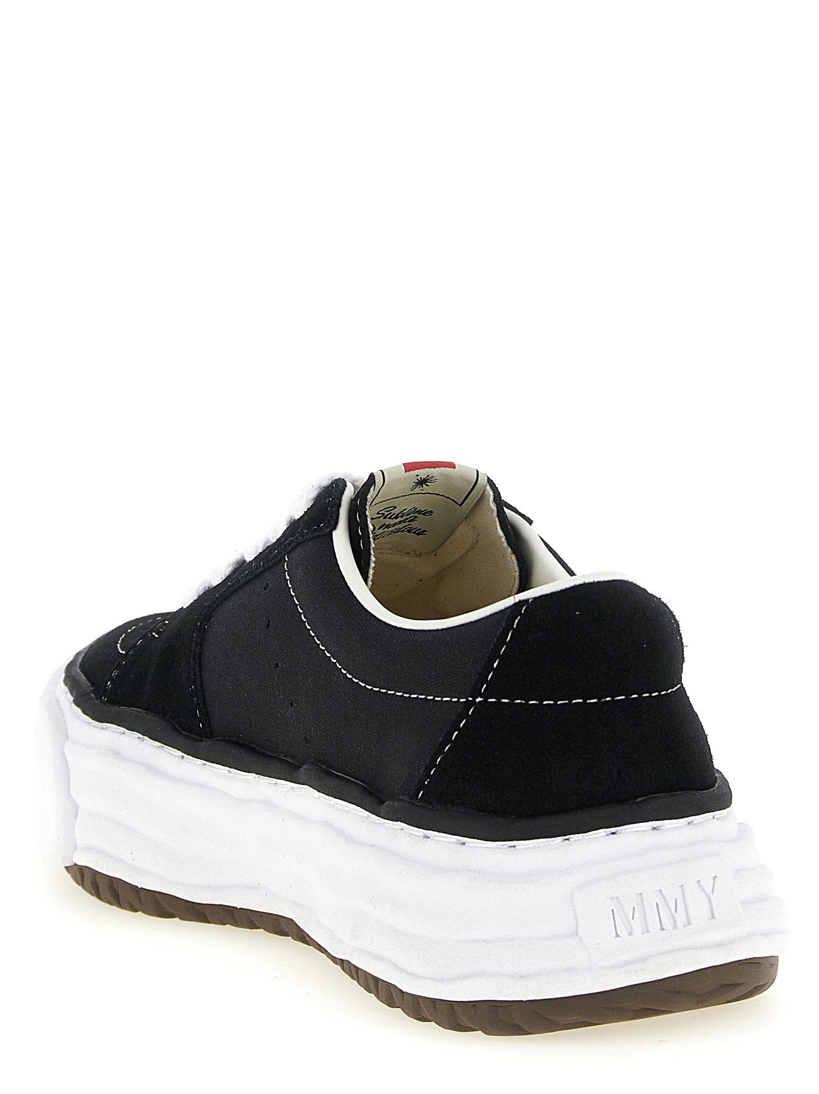 Maison Mihara Yasuhiro Eric sneakers zwart, bovenaanzicht