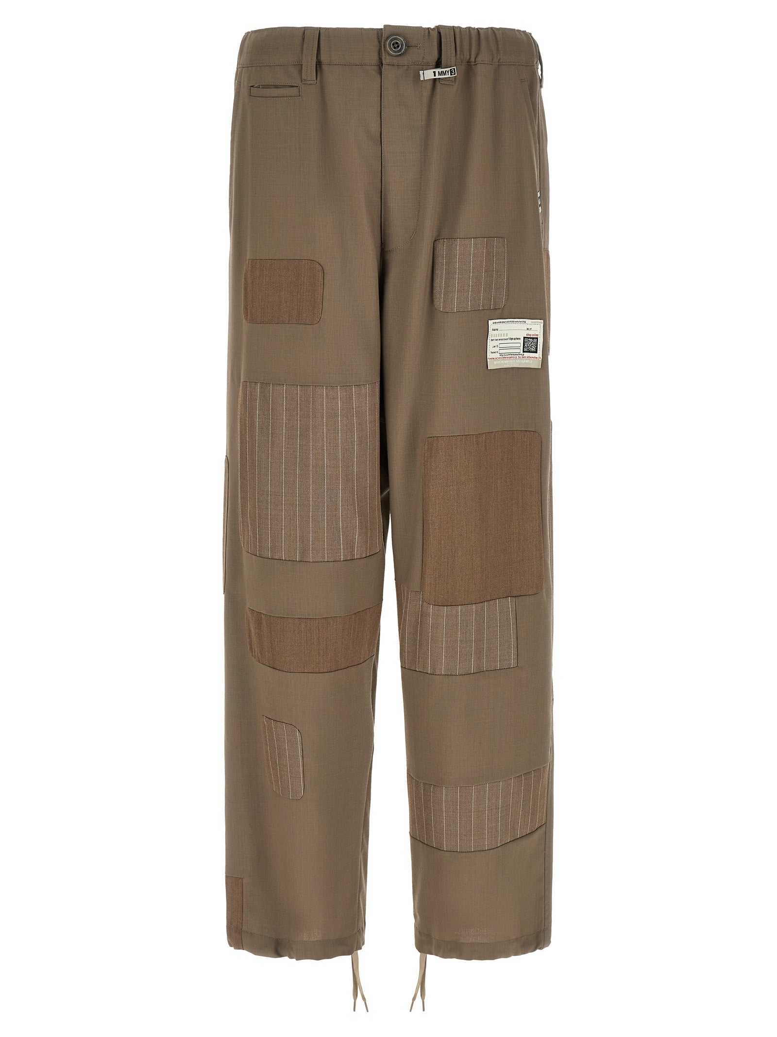 Maison Mihara Yasuhiro Repaired Wool Patchwork Pants
