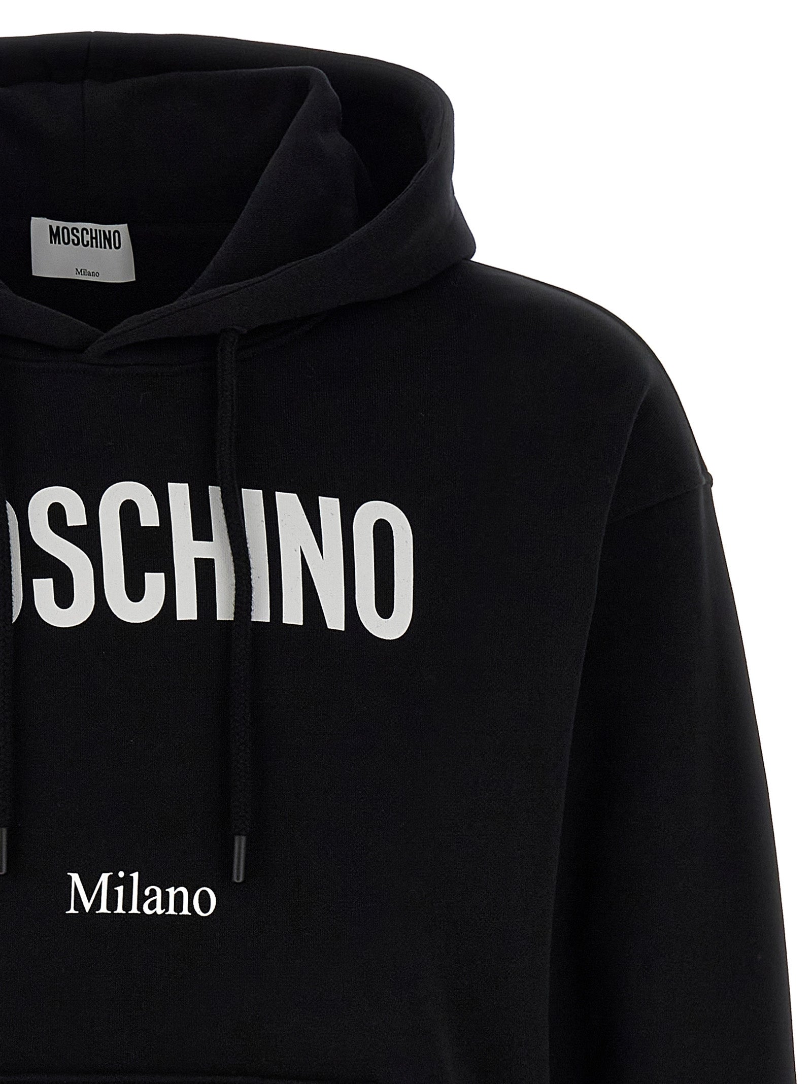 Moschino Logo Print Hoodie-3