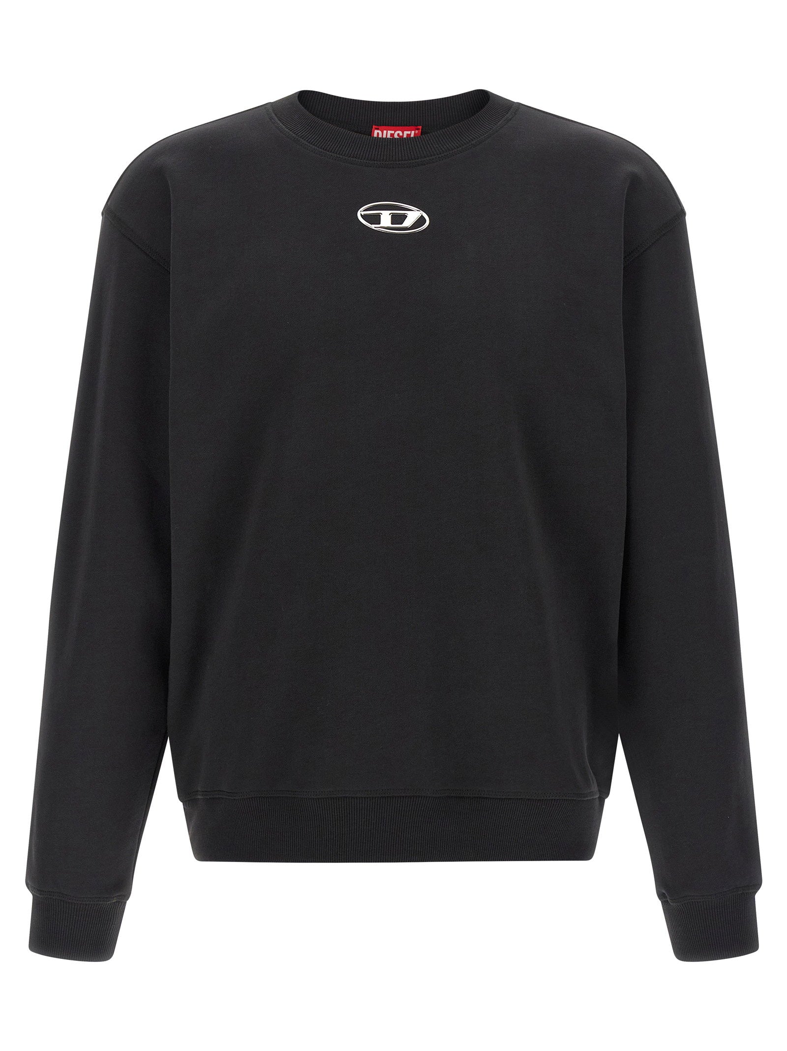 Diesel S-Norm Oval D Logo Sweater Zwart Topwear Diesel