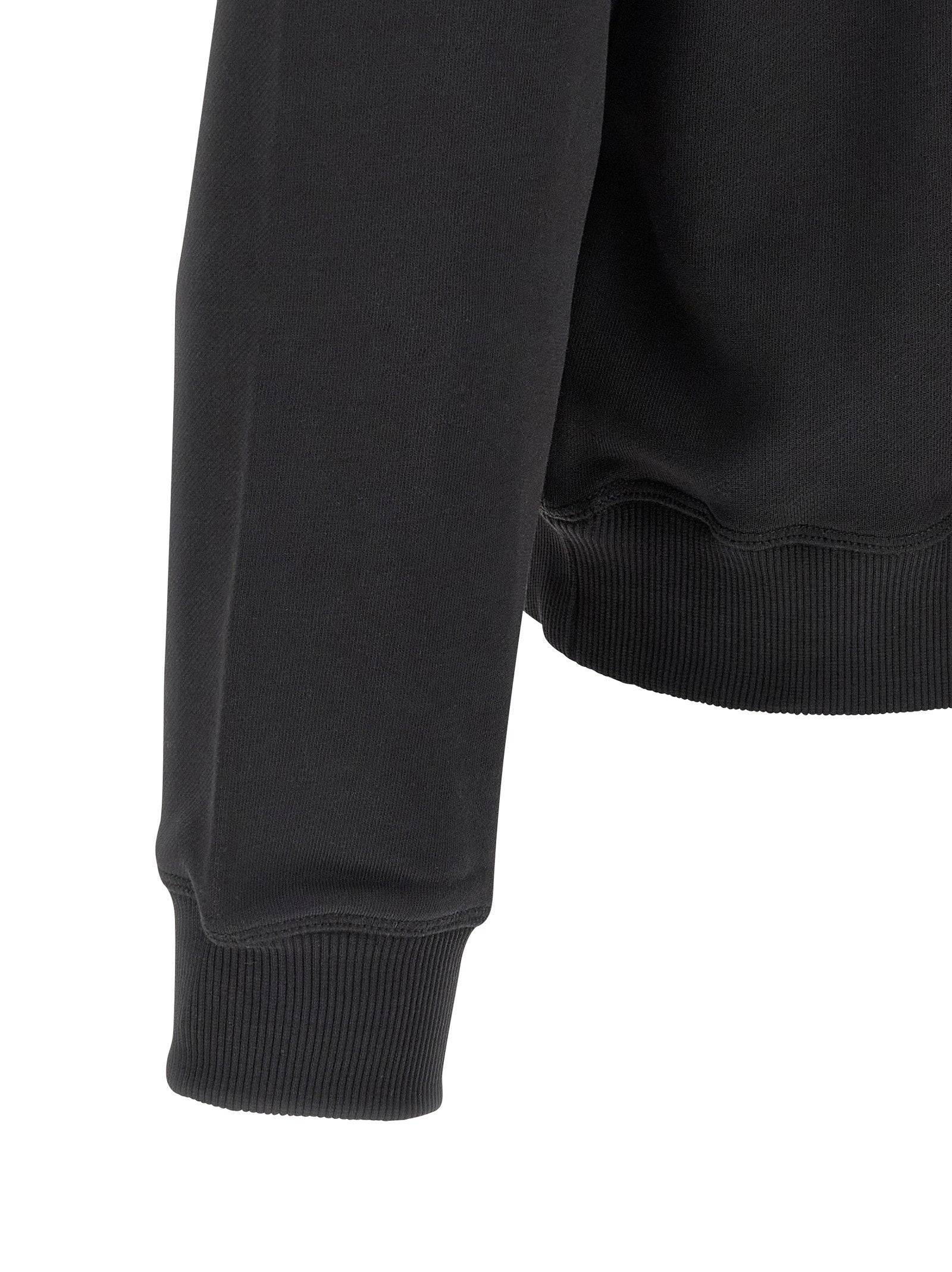 Diesel S-Norm-Hood Oval D Logo Hoodie Zwart Topwear Diesel