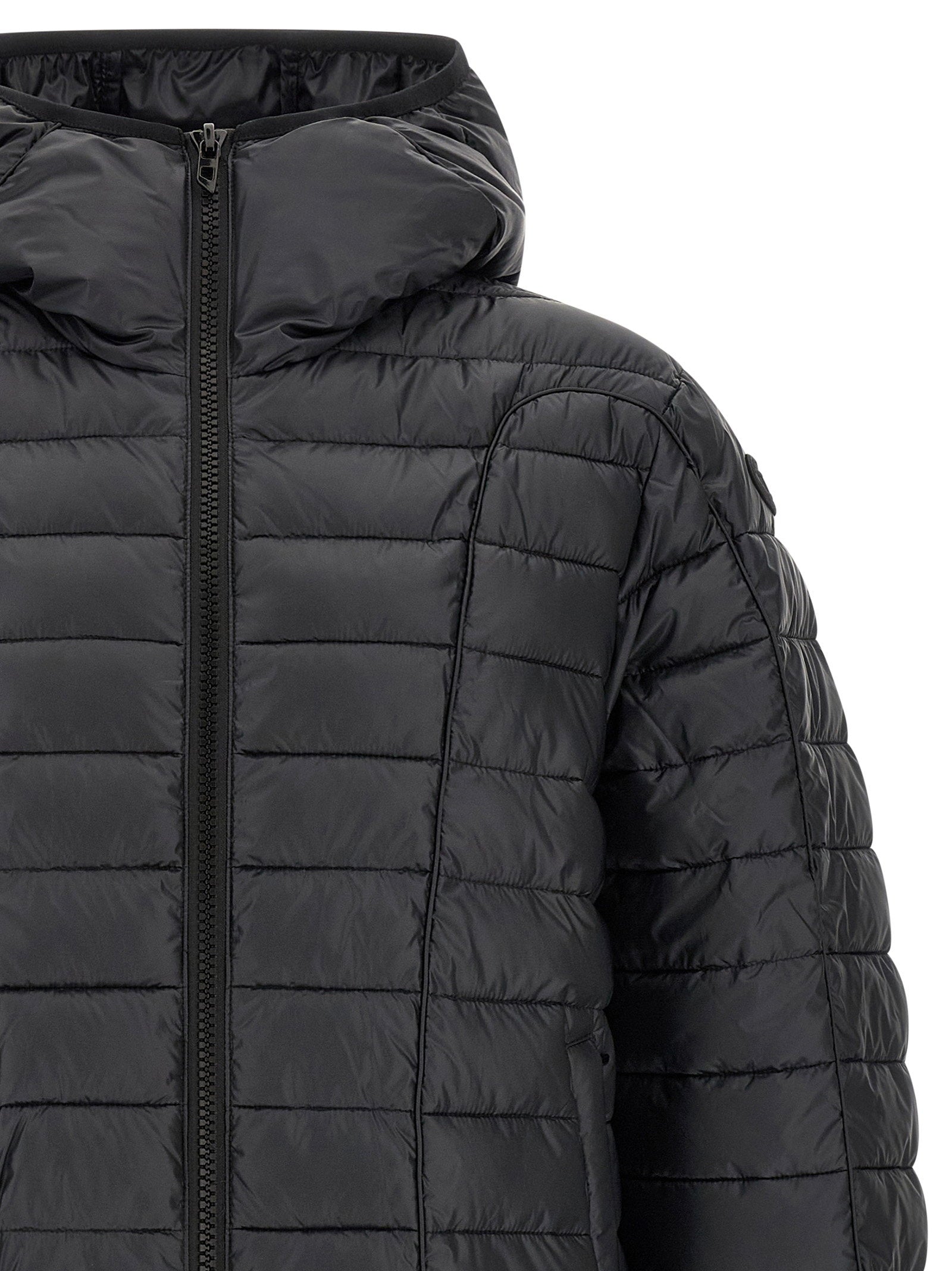 Diesel W-Stone-WRD donsjack zwart detail rits