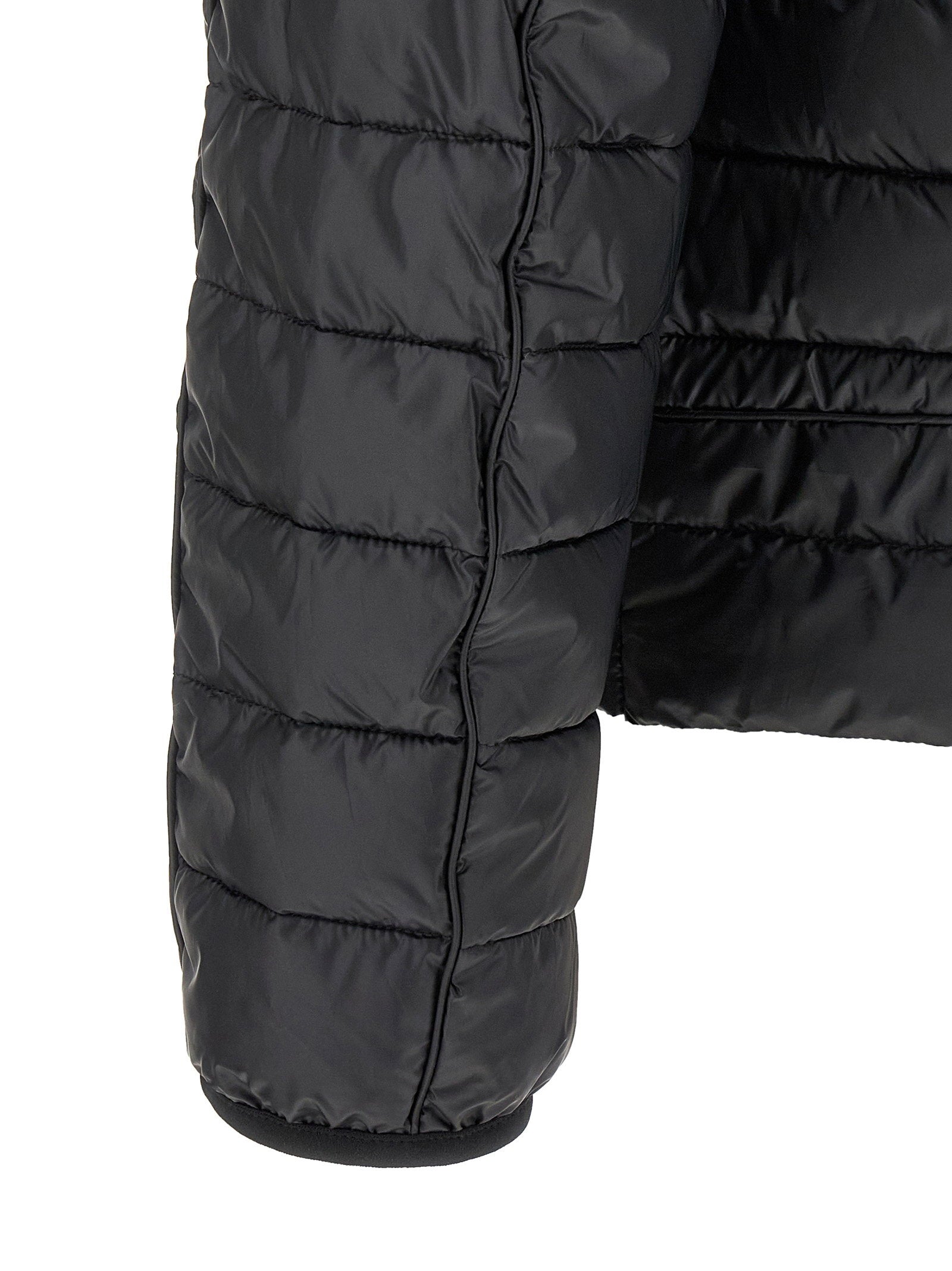 Diesel W-Stone-WRD donsjack zwart detail capuchon