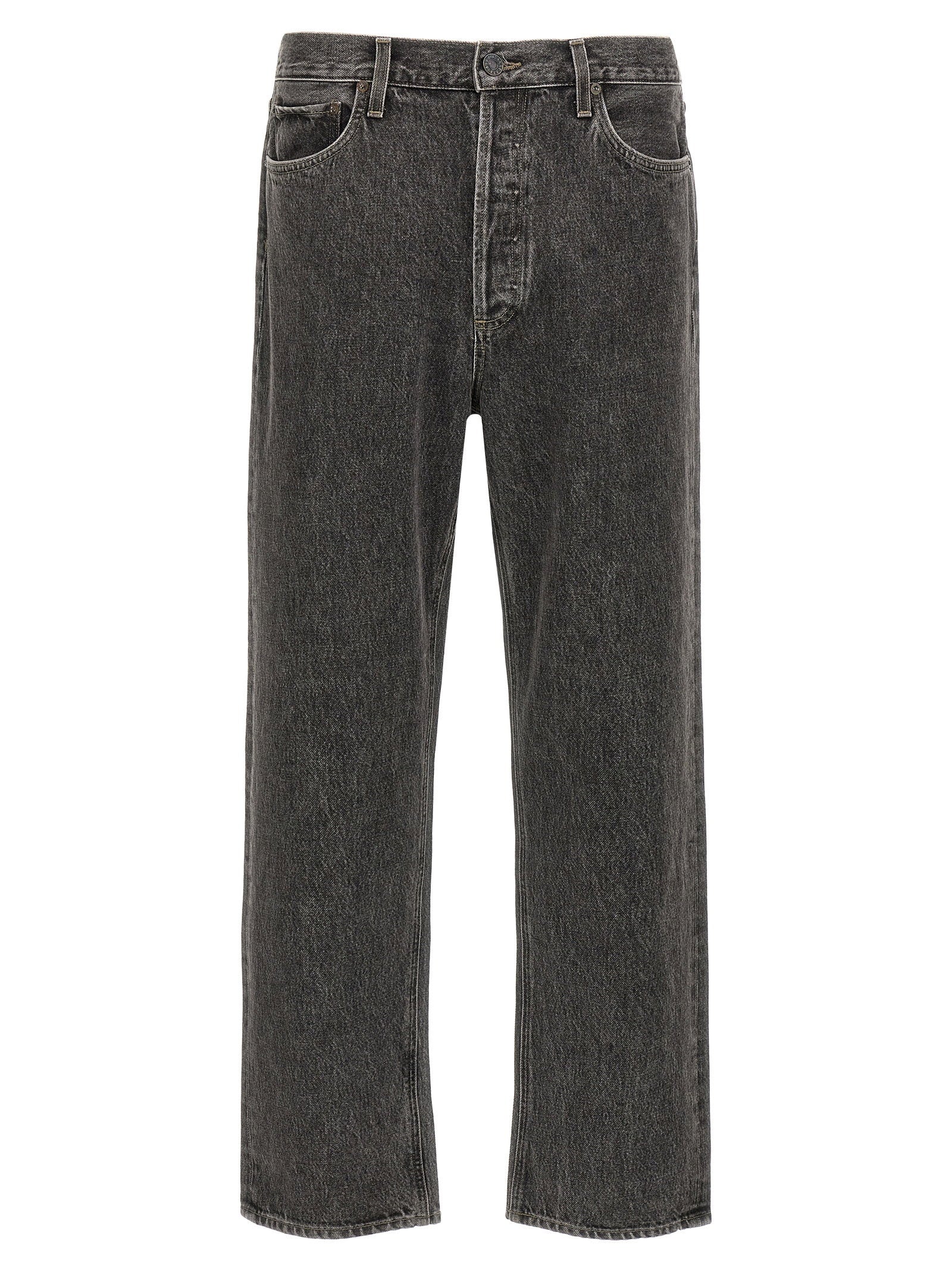 Agolde 90's Jeans Donkergrijs Jeans Agolde