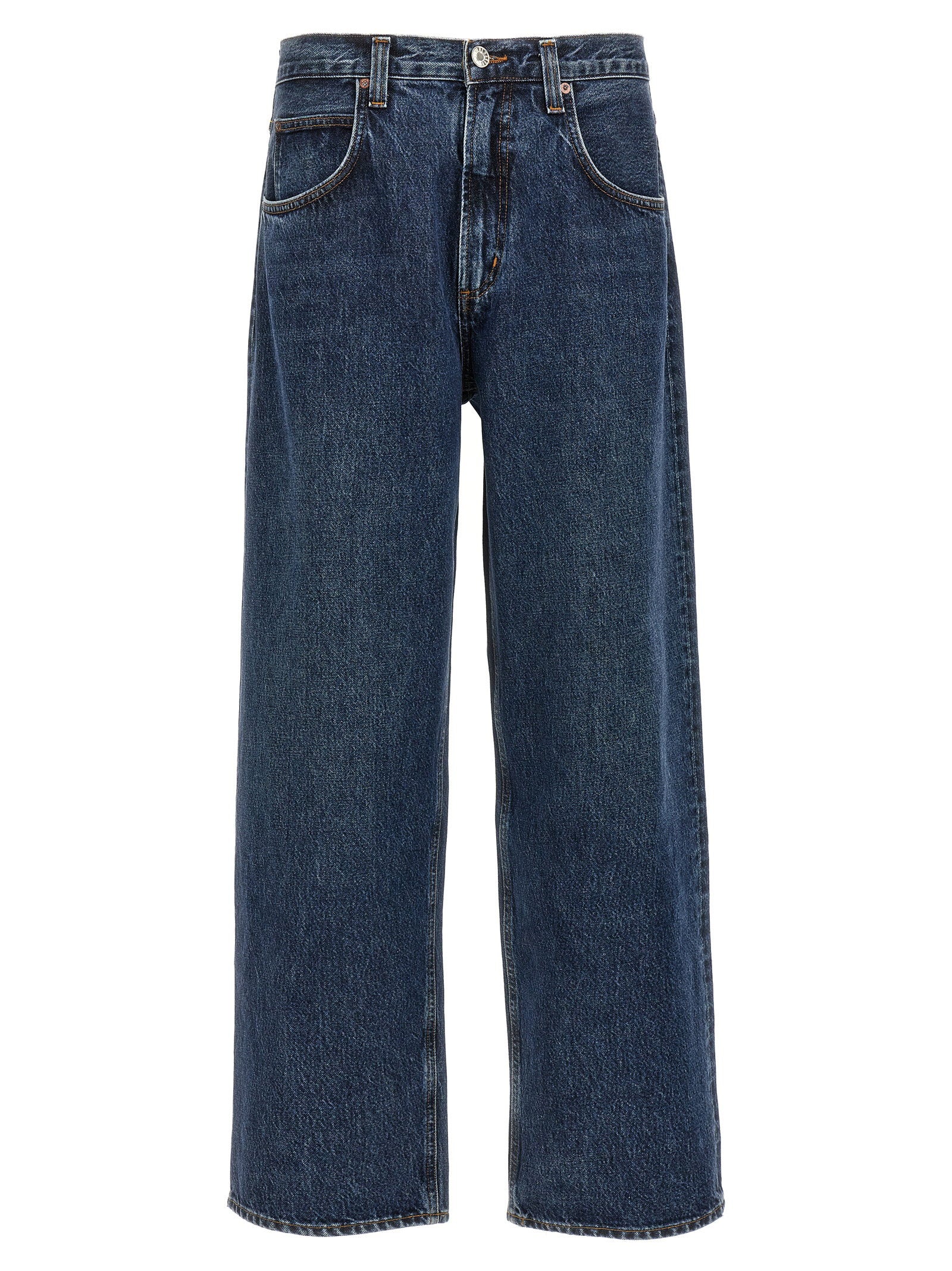 Agolde Fusion Jeans met Wijde Pijp Jeans Agolde