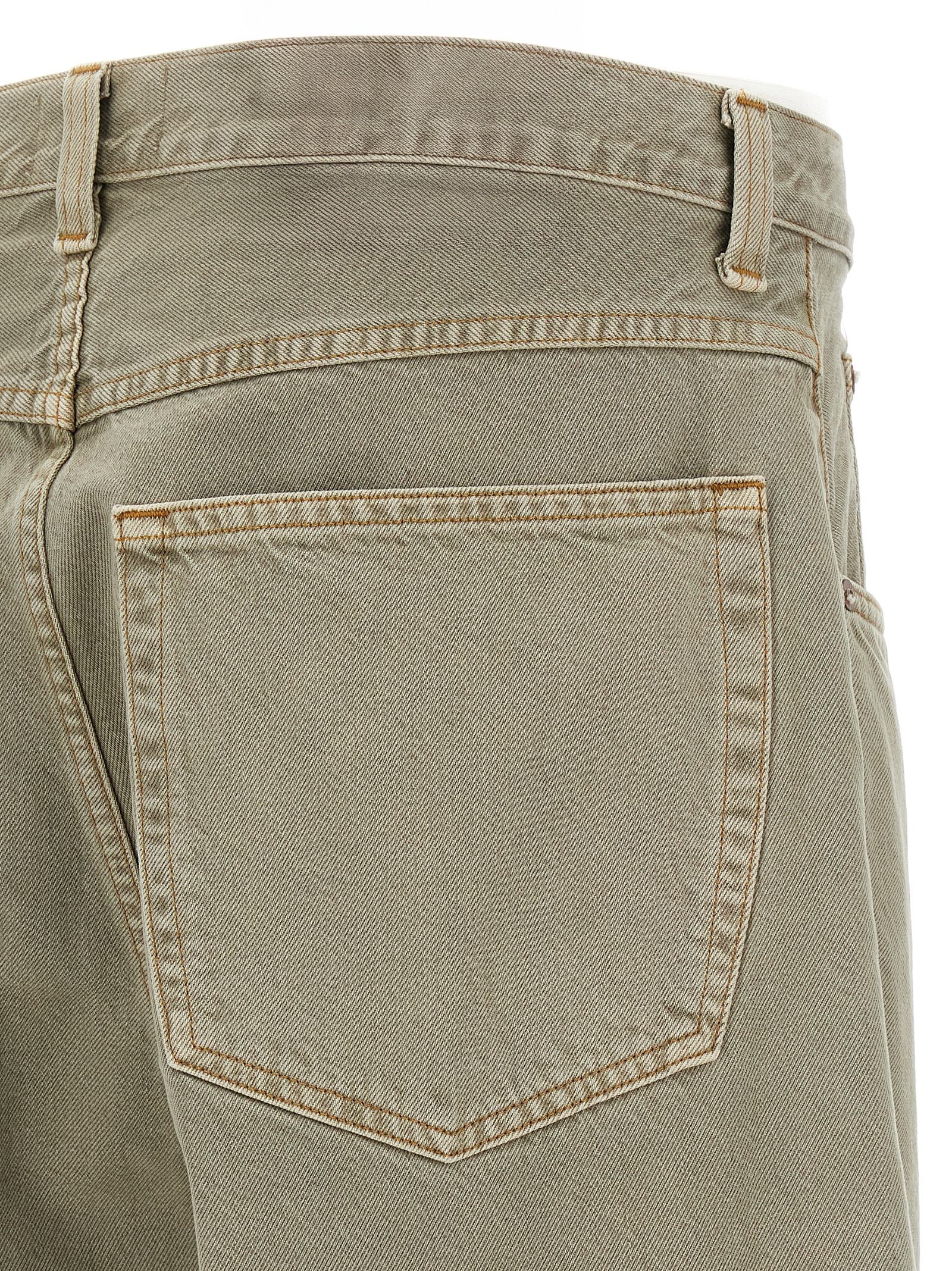Agolde Fusion Wide Leg Jeans Green Jeans Agolde