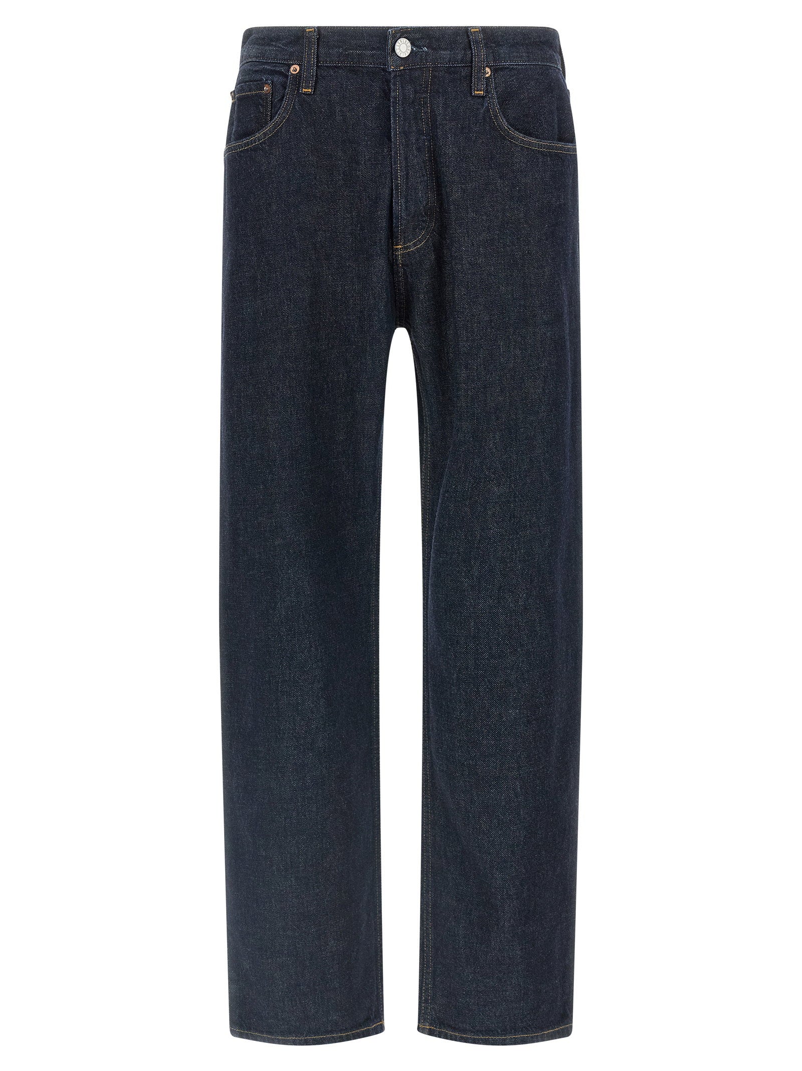 Agolde Magnus Trouser Jeans Regeneratief Katoen Donkerblauw Jeans Agolde